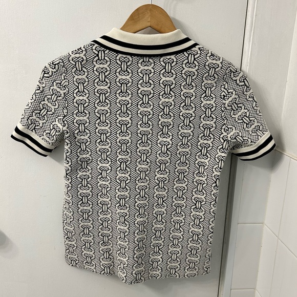 Tory Burch Gemini link polo shirt size XS - Picture 2 of 3